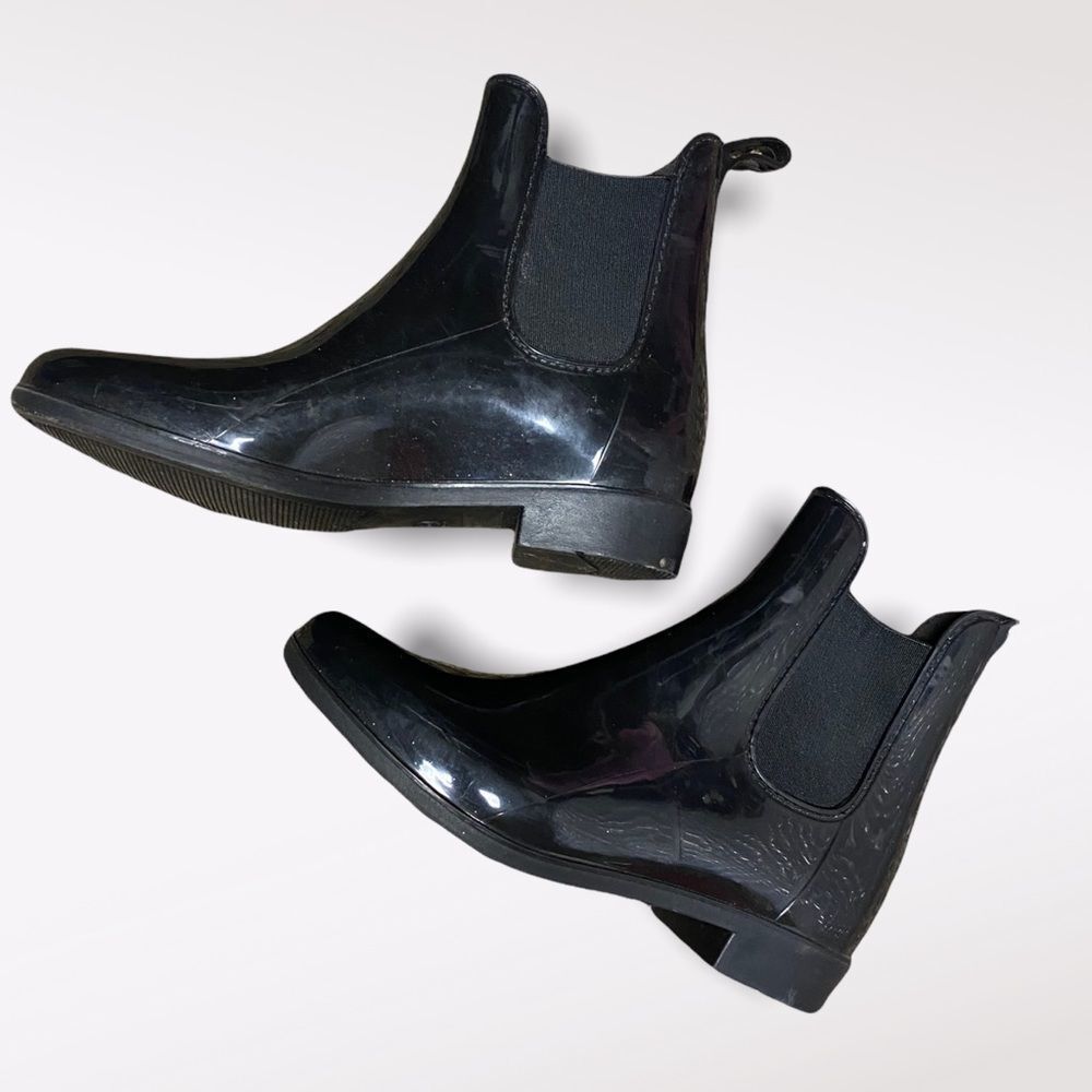 Joe FRESH | Black Rubber Ankle Boots